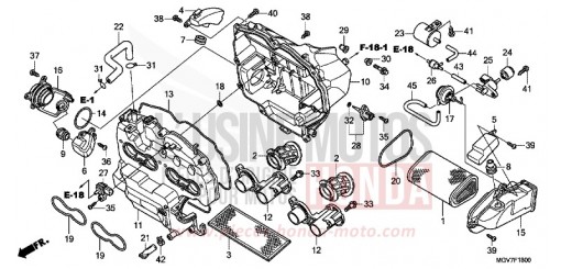 AIR CLEANER CBR600FC de 2012